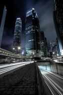 Фотообои ночной мегаполис
