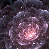 Фотообои 3D волшебный цветок