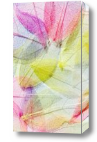 Картина Абстракция разноцветные прожилки на лепестках