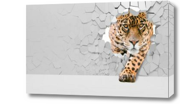 Картина Леопард 3Д